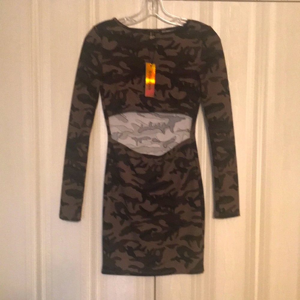 Revamped camouflage dress.